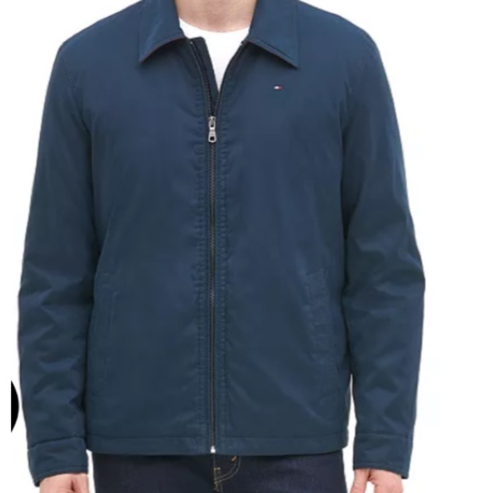 LIKE NEW Tommy Hilfiger Navy Full-Zip Jacket